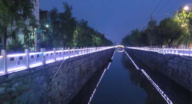 LED護欄管 成為一河兩岸江景亮化常用產品