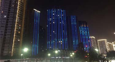 錢塘江墻體亮化效應 LED線條燈被受追捧
