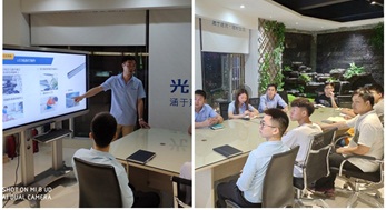 光臣企業內部多元化產品培訓，只為更好的服務客戶