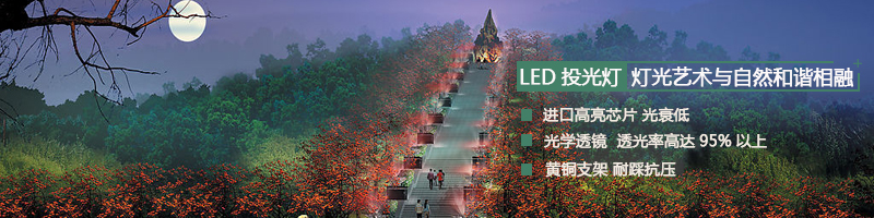 大功率LED投光燈生產廠家案例合集